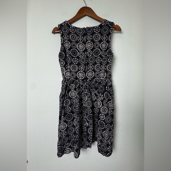 Mata Traders Blue Embroidered Circle Floral Boho Print Fit & Flare Dress Size M - Picture 7 of 12